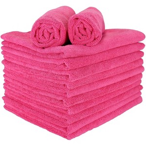 Arkwright Microfiber Hand Towels (12 Pack), 16x27 in., Solid Color Options - 1 of 4