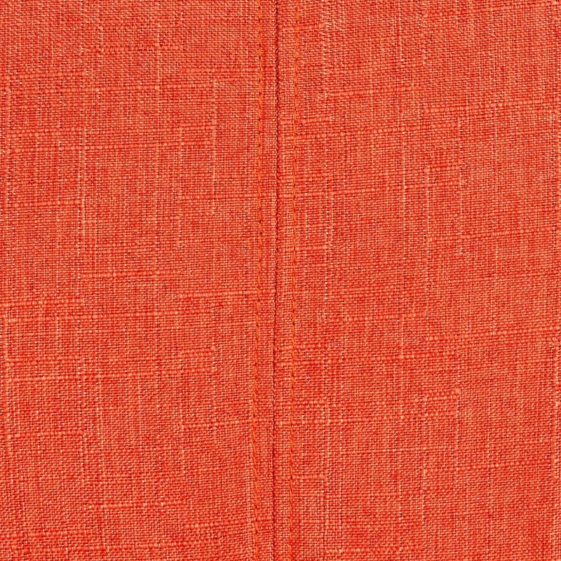 55 Downing Street Nelson Orange Fabric Mid-Century Modern Dining Chair, 3 of 10