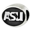 Black Bow Jewelry Sterling Silver & Enamel Arizona State Univer. Collegiate Bead Charm - 2 of 4