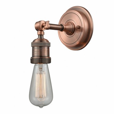 Innovations Lighting Bare Bulb 1 - Light Sconce in  Antique Copper