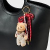 Little Words Project "Trying My Best" Plush Teddy Bear Beaded Bag Charm - 2 of 2