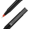uniball Roller Ball Stick Pens, 0.5 mm Micro Tip, Red, Pack of 12 - 2 of 4