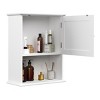 Gdrasuya10 White Kitchen Pantry Storage Cabinet Wall Mount, Hanging Kitchen  Small Pantry Wall Cabinet Organizer with Up-Flip Door Metal Kitchen