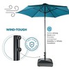 Maple99 Umbrella Base – Fillable, Heavy-duty & Mobile Patio Umbrella ...