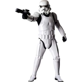 Star Wars Men's Supreme Edition Stormtrooper Costume - One Size Fits Most - white