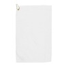 TowelSoft Premium 100% Cotton Terry Velour Golf Towel with Corner Hook & Grommet Placement 16 inch x 26 inch - 2 of 3