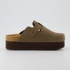 CUSHIONAIRE Women's Loom Cork Footbed Platform Clog – Comfortable Vegan Leather, Arch Support, All-Day Comfort, Wide Widths Available - 4 of 4