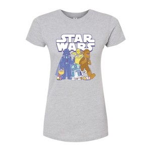 Women's - Star Wars - Easter Logo -Juniors Fitted Graphic T-Shirt Fitted Graphic T-Shirt - 1 of 3