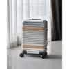 LUGGEX Aluminum Carry On Luggage With USB Port,Hard Case Zipperless Suitcases - 2 of 4