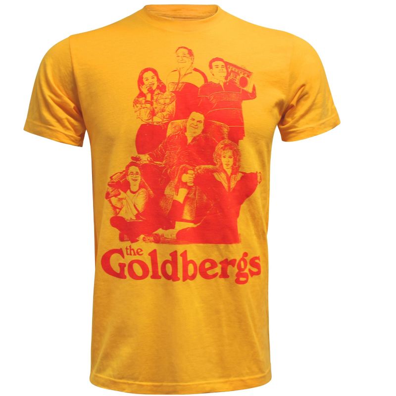 Ripple Junction The Goldbergs Cast Adult Yellow T-Shirt, 1 of 2