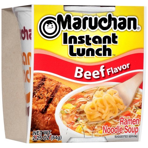 Maruchan Instant Lunch Beef Flavor Noodle Soup 2.25oz