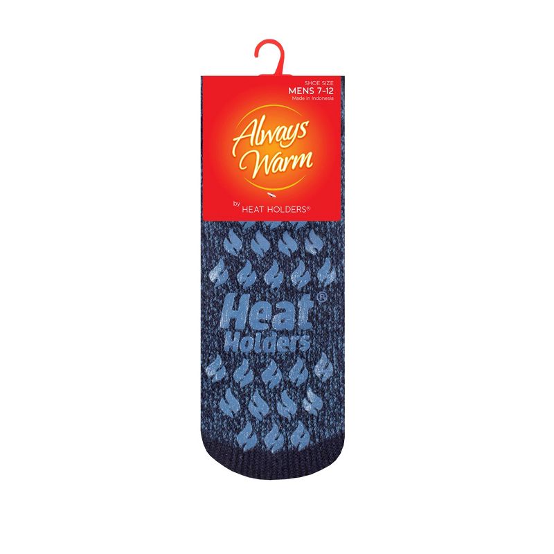 Always Warm by Heat Holders Men&#39;s Warmest Twist Ankle Socks - Navy 7-12, 4 of 6