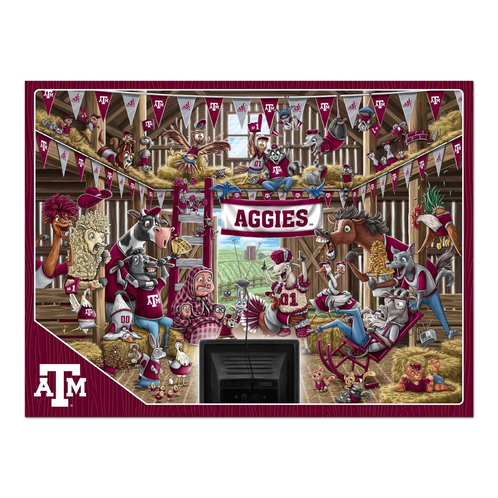 Photos - Jigsaw Puzzle / Mosaic NCAA Texas A&M Aggies Barnyard Fans 500pc Puzzle