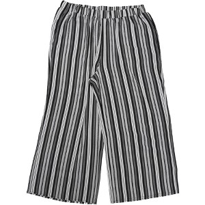Agnes Orinda Women's Plus Size Boho Palazzo Elastic Waist Stripe Wide Leg Lounge Pants with Pocket - 1 of 4