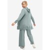 ellos Plus Size Wide Leg French Terry Sweatpant - 3 of 4