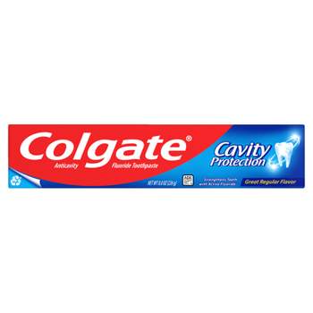 Colgate Cavity Protection Fluoride Toothpaste Great Regular Flavor - 8oz