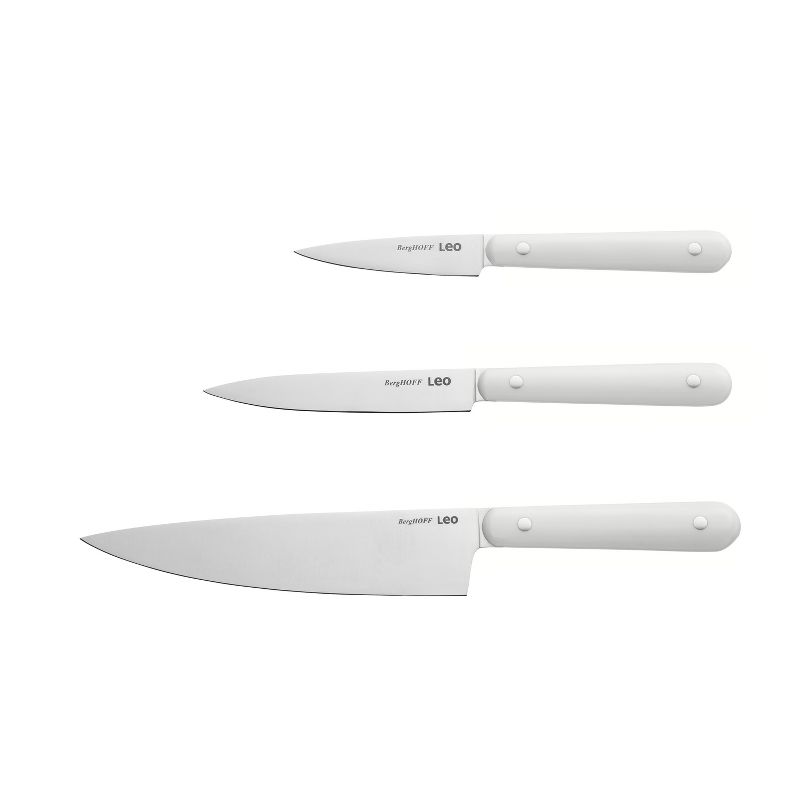 BergHOFF Slate and Spirit Stainless Steel 3Pc Starter Knife Set, 1 of 11