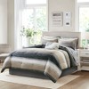 9Pcs Comforter Set, Modern Solid Bedding Set, Cotton Bed Comforter - 2 of 4
