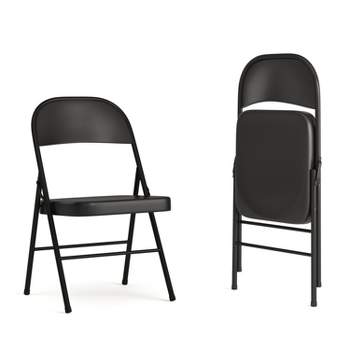 Flash Furniture 2 Pack HERCULES Series Double Braced Metal Folding Chair