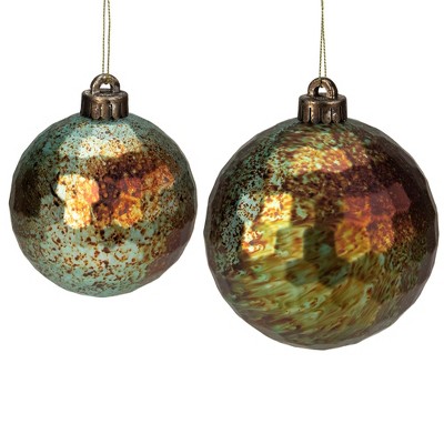 bronze christmas balls