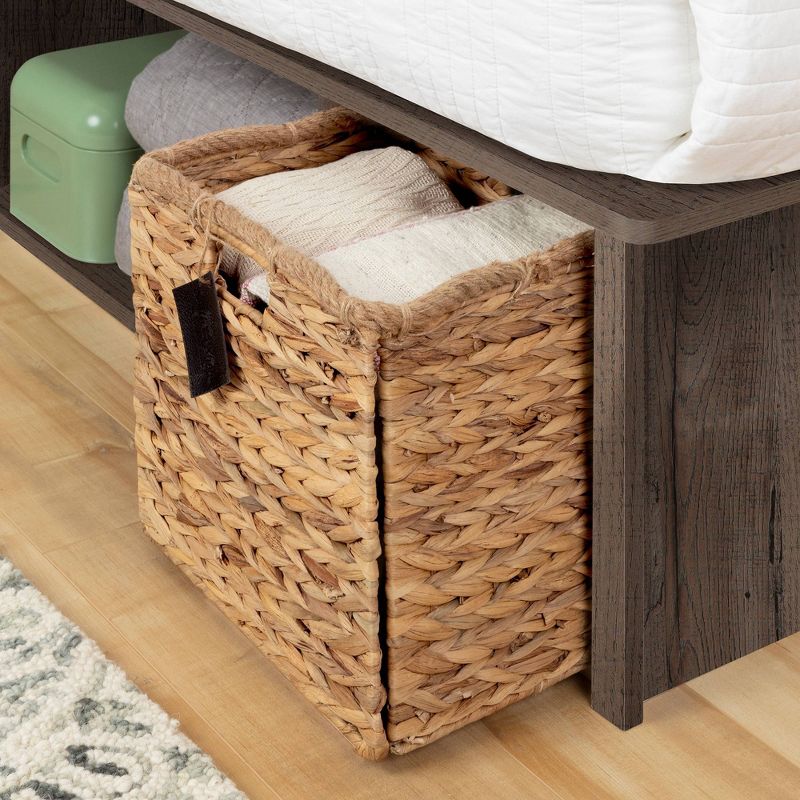 Avilla Storage Bed with Baskets Fall Oak - South Shore, 6 of 10