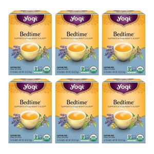 Yogi Tea - BedtimeSupports a Good Night Sleep - 16 Tea Bags per Pack 6 Packs - 1 of 3