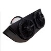 BLUAVE XQAP-B XQAP 4x Speaker Quad Pod - Black, Loaded With 6.5" RGB LED Marine Coaxial - 4 of 4
