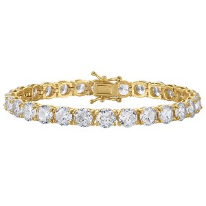 Ivy Sharpe 14K Gold Over Brass Cubic Zirconia Bracelet - 1 of 1