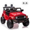 12V Electric Ride On Car, Licensed Toyota Truck Ride On Car for Kids, Electric Toy Car with Parent Remote Control, 3 Speed, MP3 Music, LED Lights - 3 of 4