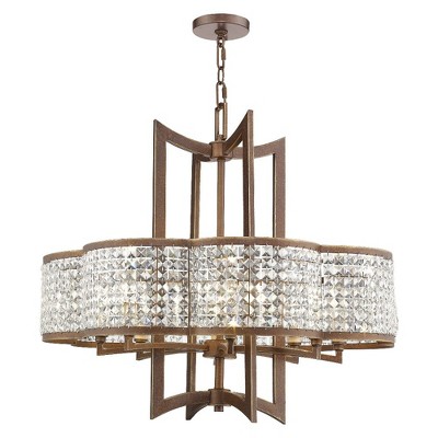Livex Lighting Grammercy 8 - Light Chandelier in  Hand Painted Palacial Bronze