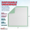 Durameg Chucks Disposable [50-Pads] Underpads 36x36 Incontinence Chux Pads - 8g Super Absorbent Polymer Pee Pads for Babies, Kids, Elderly - image 3 of 4