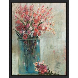 Amanti Art Blue Jar II by Tim O'Toole Canvas Wall Art Print Framed 18 x 24-in. - 1 of 4