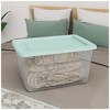 Sterilite 58Qt Storage Boxes, Clear Plastic Containers with Lid, Set of 32, Mint - 4 of 4