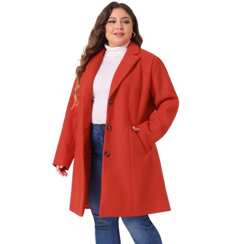 Womens plus pea coat sales