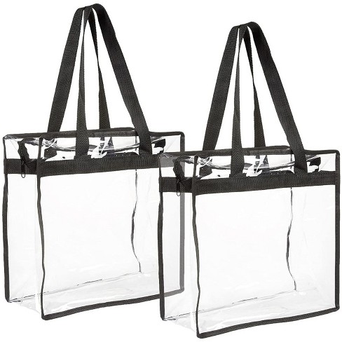 Target Clear Bag
 2 pack Transparent Bag Clear Tote Bag With Zipper Stadium Approved