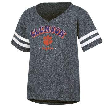 NCAA Clemson Tigers Girls' Tape T-Shirt