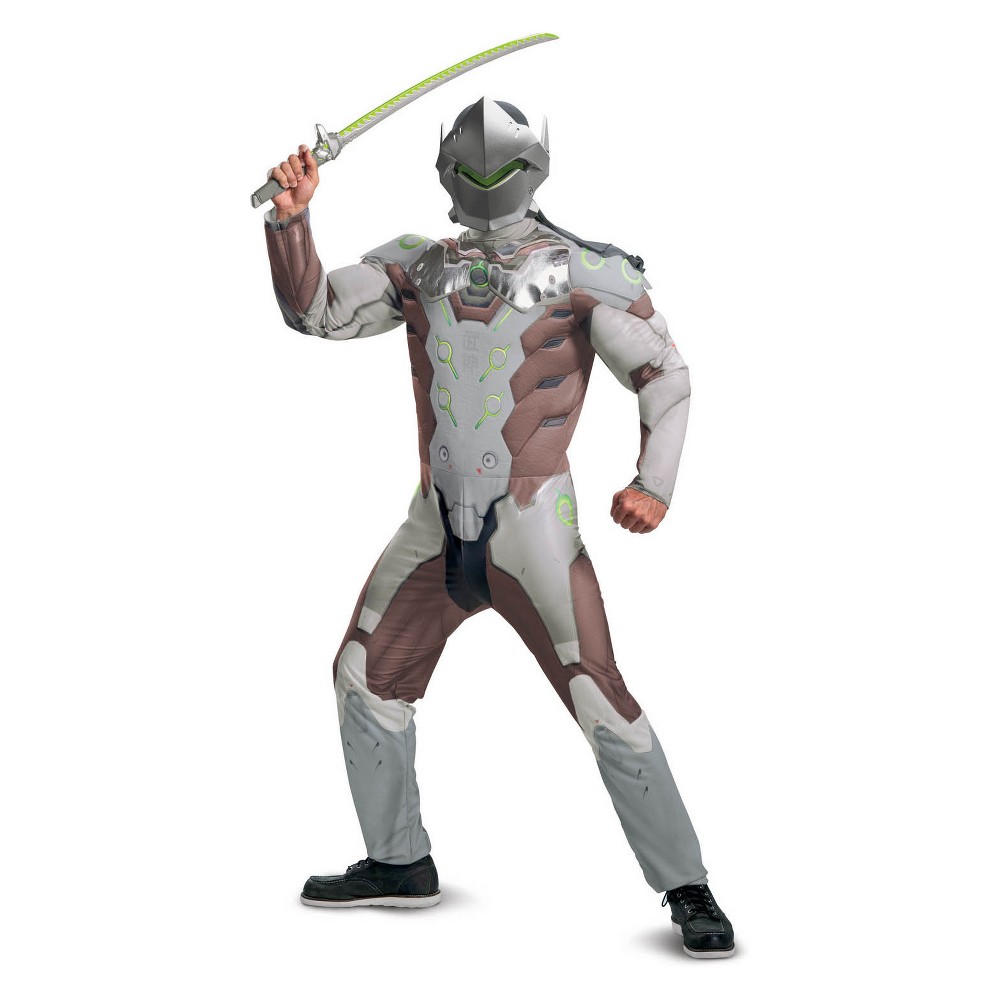 UPC 039897243122 product image for Halloween Adult Overwatch Genji Muscle Halloween Costume XL, Men's | upcitemdb.com