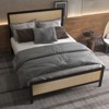 Full-size platform bed frame, metal bed frame with under-bed storage, suitable for bedrooms without a spring mattress - 2 of 4