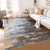 Modern Abstract Living Room Area Rug for Home Decor, Large Soft Non Slip Washable Carpet for Bedroom Dining Room - 2 of 4