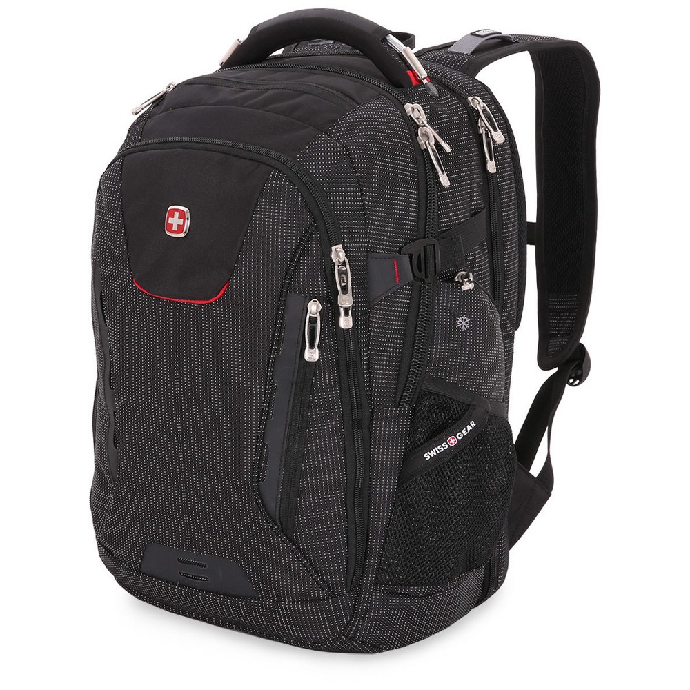 Photos - Backpack Swiss Gear SWISSGEAR Scan Smart TSA Laptop and USB Power Plug 18.5"  - Black 