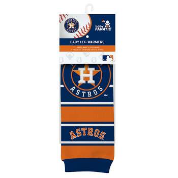 Baby Fanatic Officially Licensed Toddler & Baby Unisex Crawler Leg Warmers - MLB Houston Astros