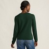 Lands' End Women's Fine Gauge Cotton Crewneck Sweater - 2 of 4