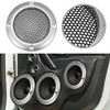 Unique Bargains Round Mesh Trim Car Auto Speaker Grille Cover Silver Tone - 2 of 4
