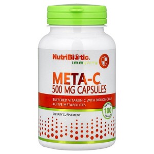NutriBiotic Immunity, Meta-C®, 100 Gluten Free Capsules - 1 of 4
