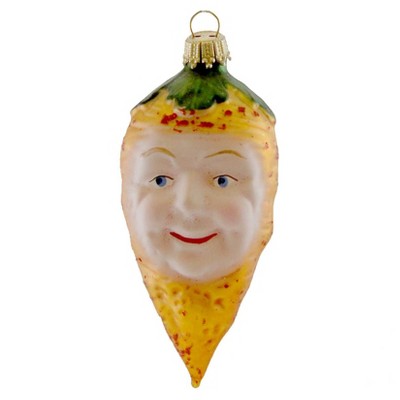 Larry Fraga Carrot Face Christmas Ornament  -  Tree Ornaments