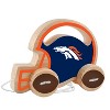BabyFanatic Wood Push And Pull Toy - NFL Denver Broncos - 2 of 4