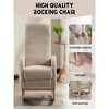35.43"Modern Accent Rocking Chair Rocking Chair with Solid Wood Legs - 2 of 4