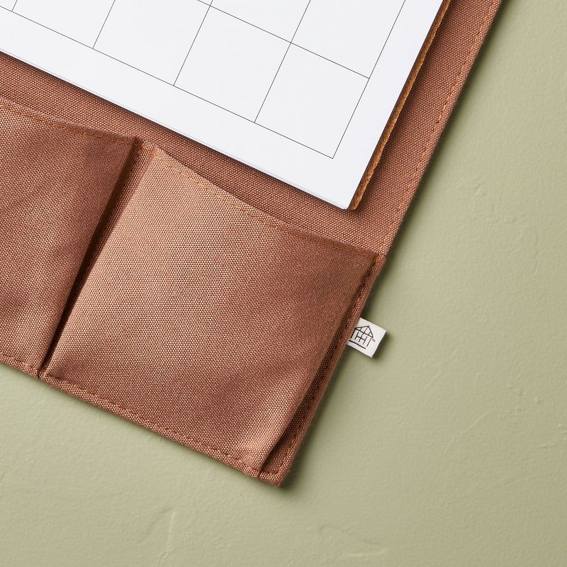 Canvas Pouch 2024-2025 Wall Calendar Brown/White - Hearth &#38; Hand&#8482; with Magnolia, 4 of 7