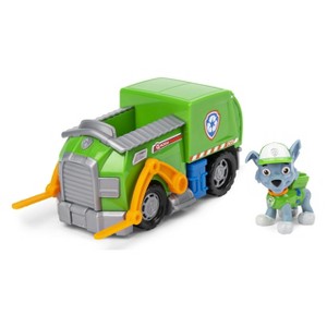 Paw Patrol Rocky’s Recycling Truck with Figure, Authentic Details & Moving Parts, Compatible with HQ Playsets, Toy Vehicle for Kids Ages 3+ - 1 of 4