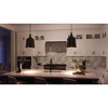 Urban Ambiance Luxury Americana Pendant,  25"H x 12-3/4"W,  Midnight Black Finish, UHP2344 - 2 of 4